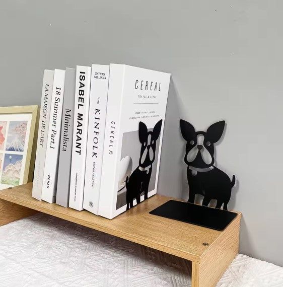objet décoratif bouledogue en métal