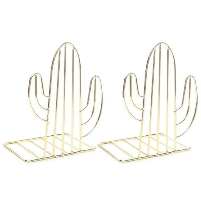 objet décoratif serre livre cactus