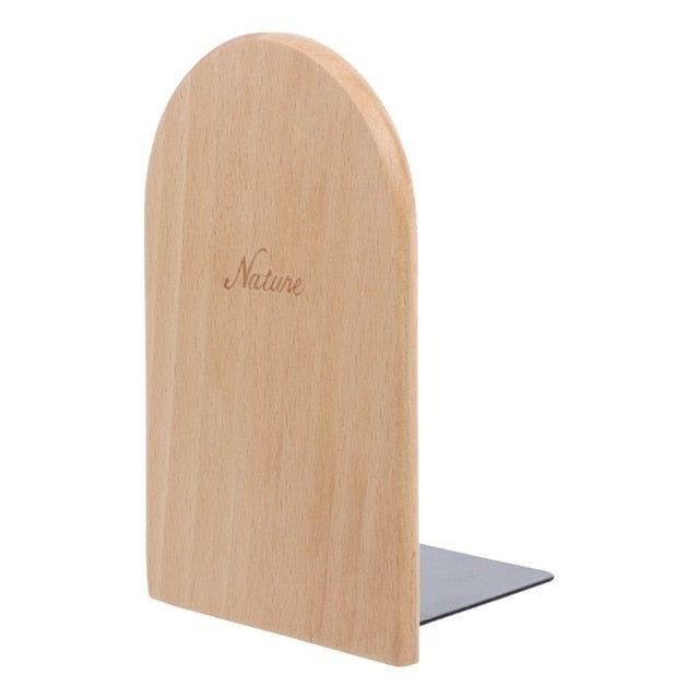serre livre arrondi en bois