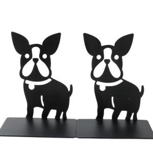 serre livre bouledogue en métal