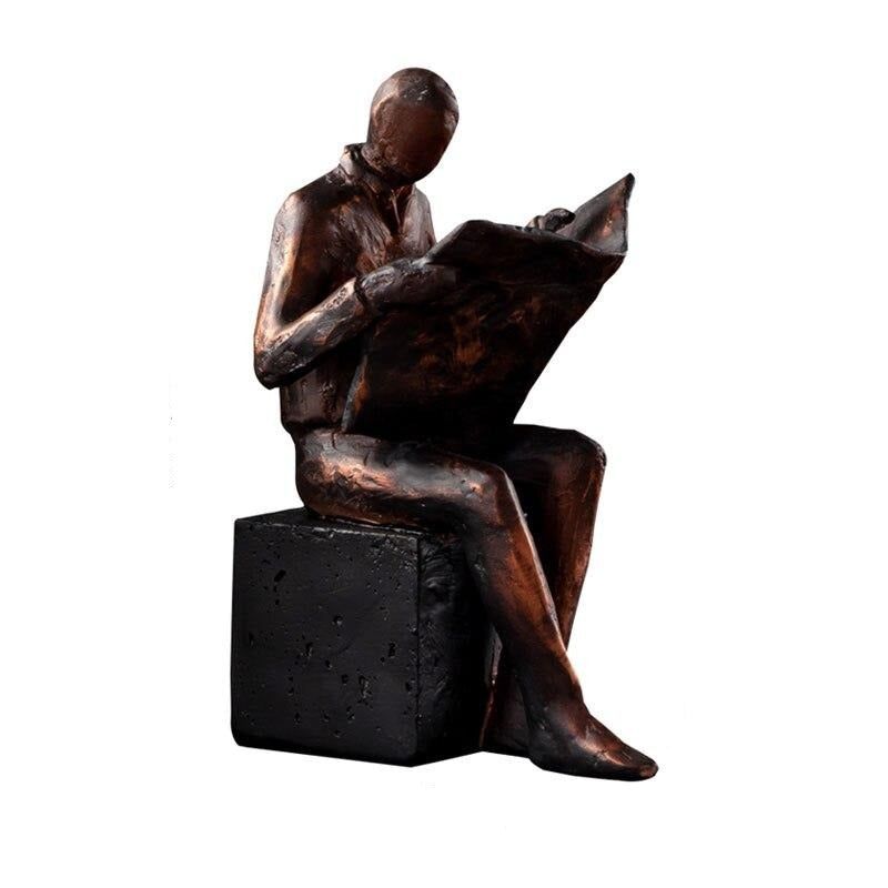 serre livre décoratif homme