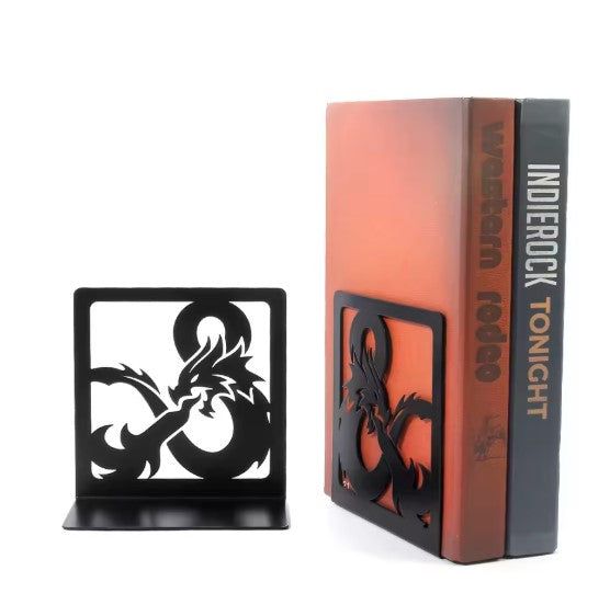 serre livre dragon en métal