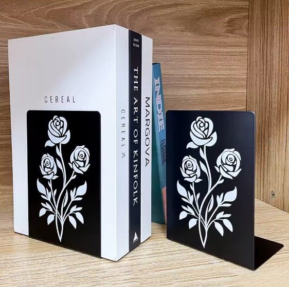 serre livre en metal couleur rose