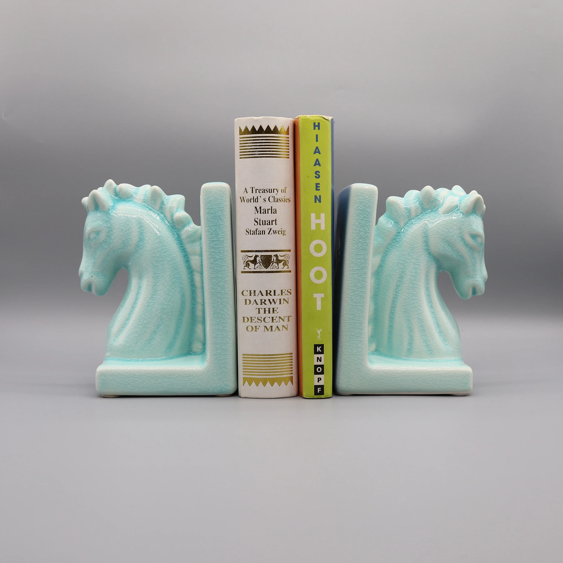 Serre-livres tête de cheval céramique – Image 7