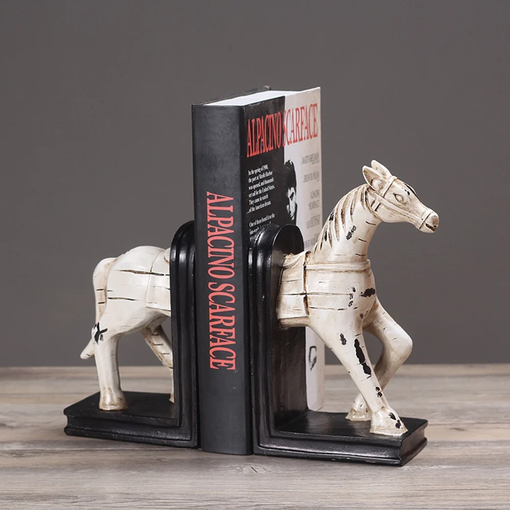 Serre-livres cheval en céramique et émail – Image 6