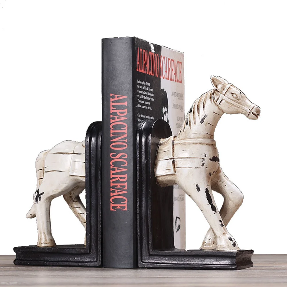 Serre-livres cheval en céramique et émail – Image 4