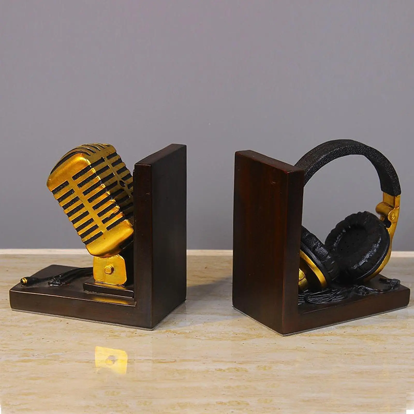 Serre-livres vintage micro écouteurs – Image 3