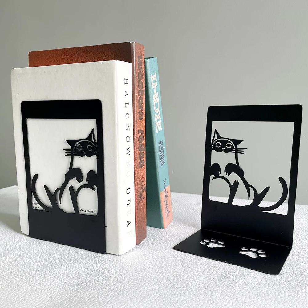 Serre-livres chat rassasié – Image 2