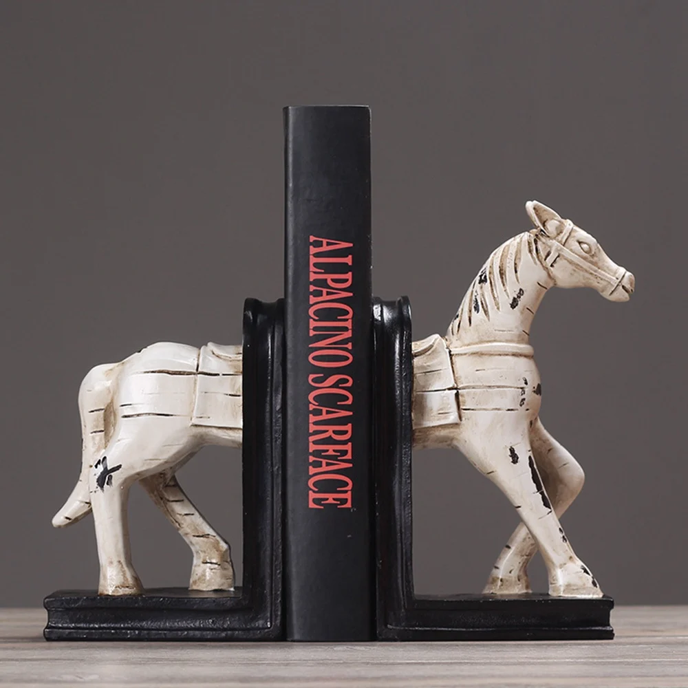 Serre-livres cheval en céramique et émail – Image 2