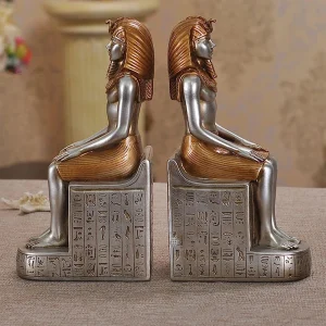 Serre-livres de pharaon égyptien