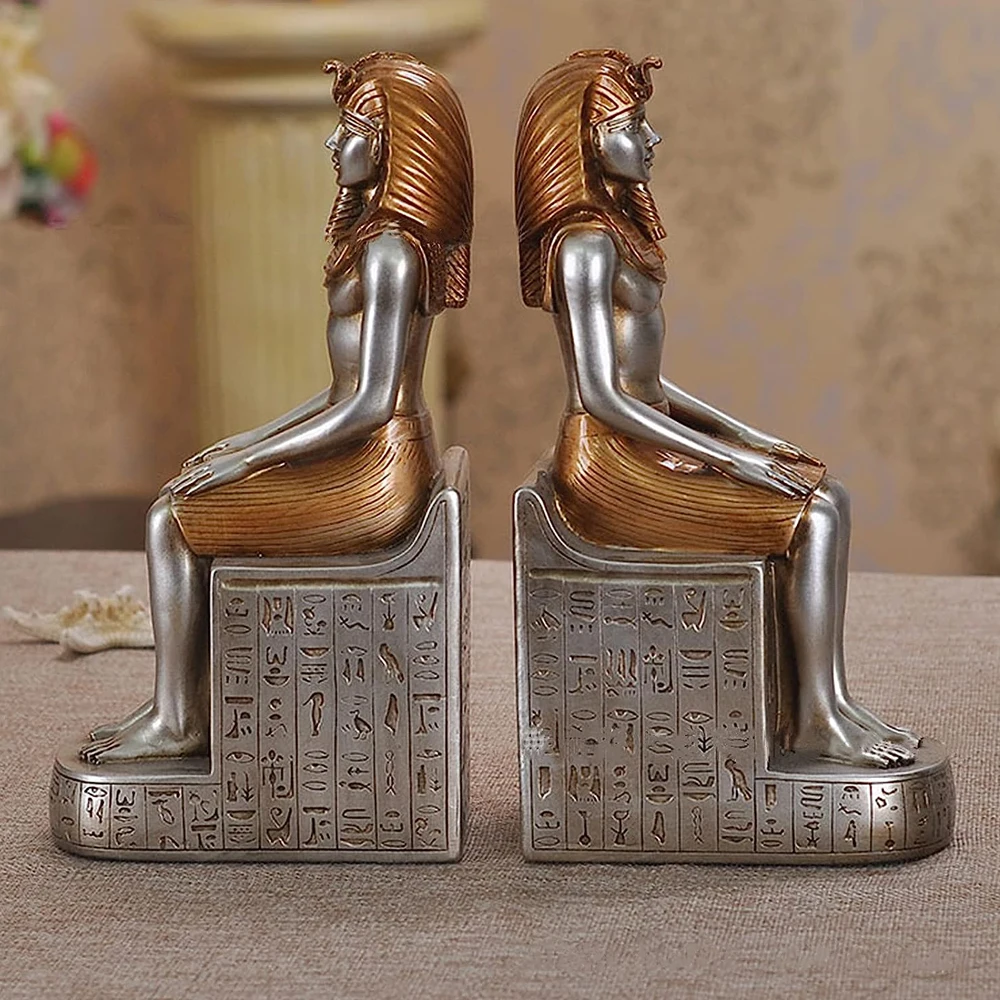 Serre-livres de pharaon égyptien