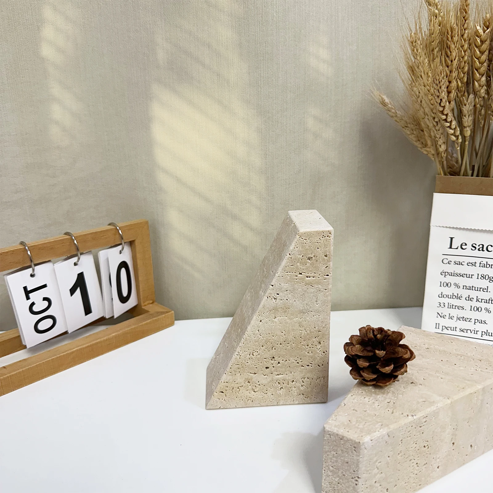 Serre-livres en marbre – Image 5