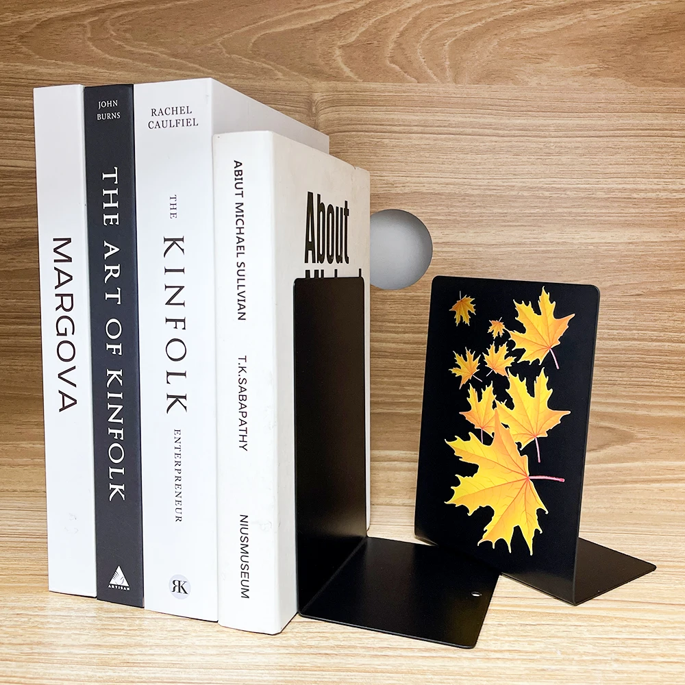 Serre-livres feuilles d'automne – Image 8