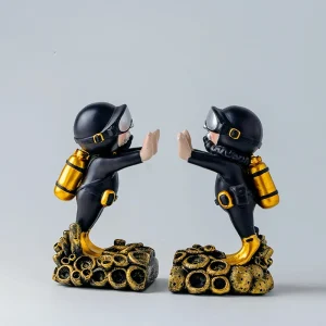 Serre-livres scaphandriers