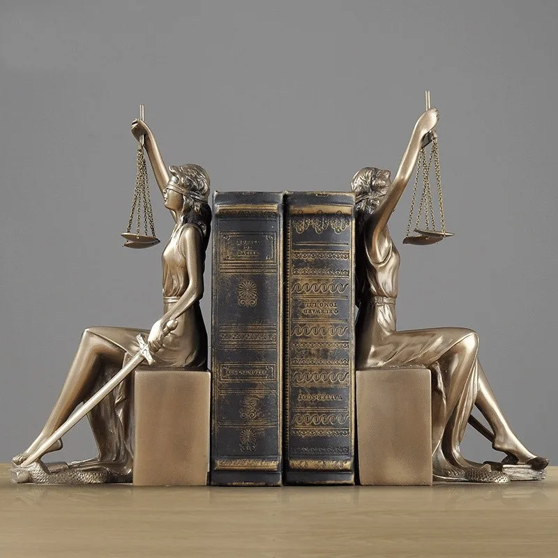 Serre-livres déesse de la justice