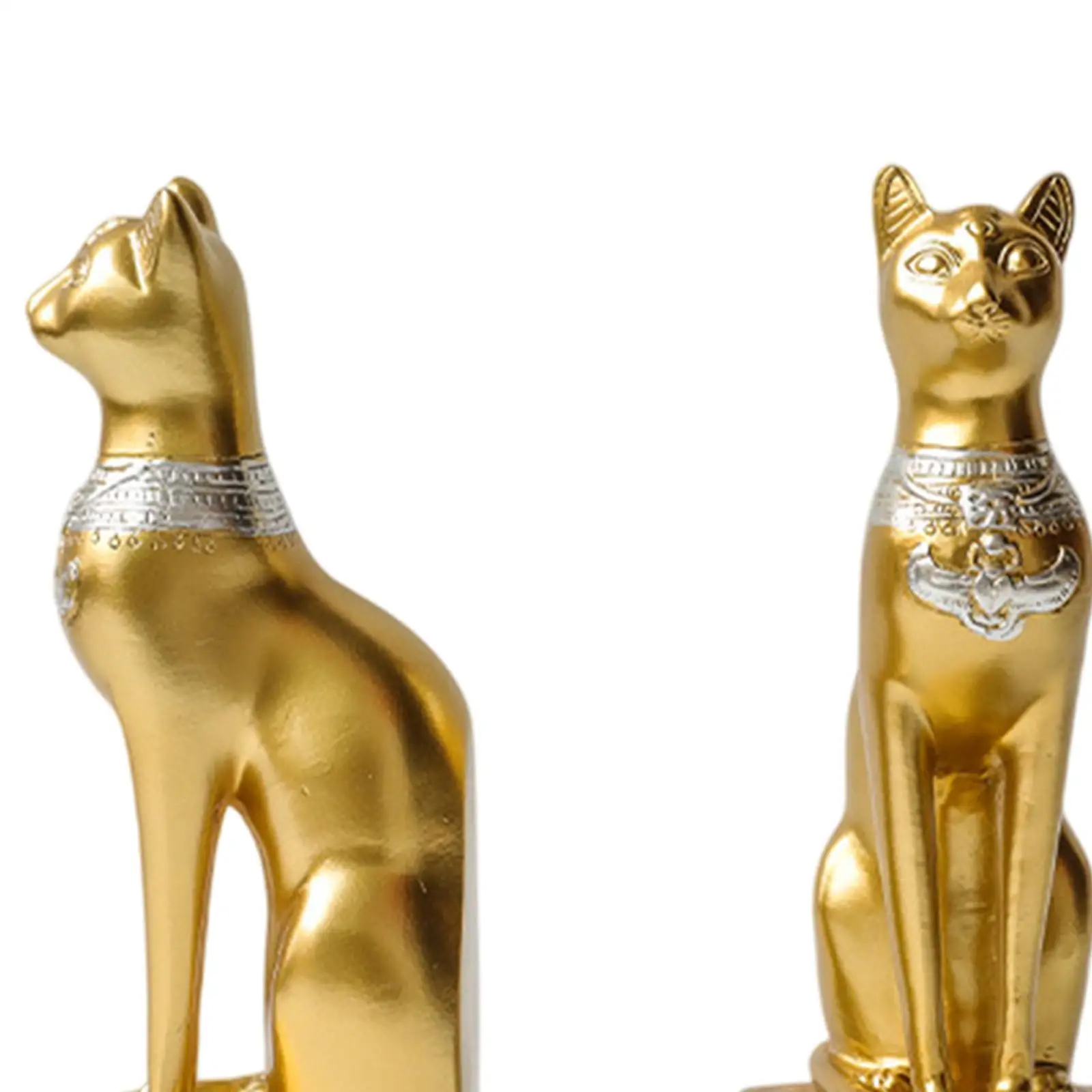 Serre-livres chat Egyptien doré – Image 5