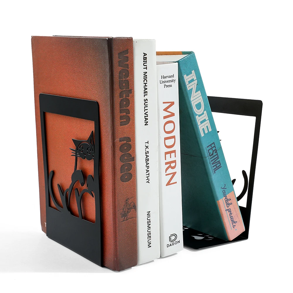 Serre-livres chat rassasié – Image 8