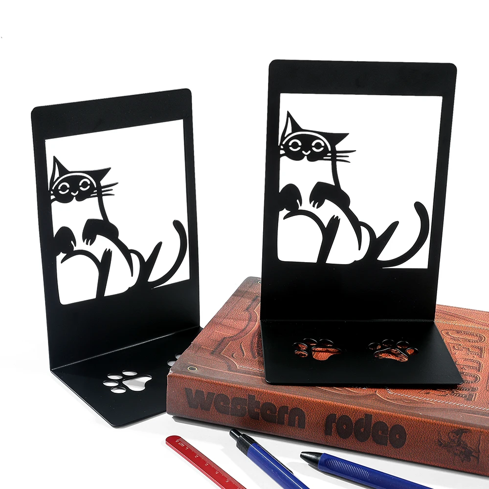 Serre-livres chat rassasié – Image 4
