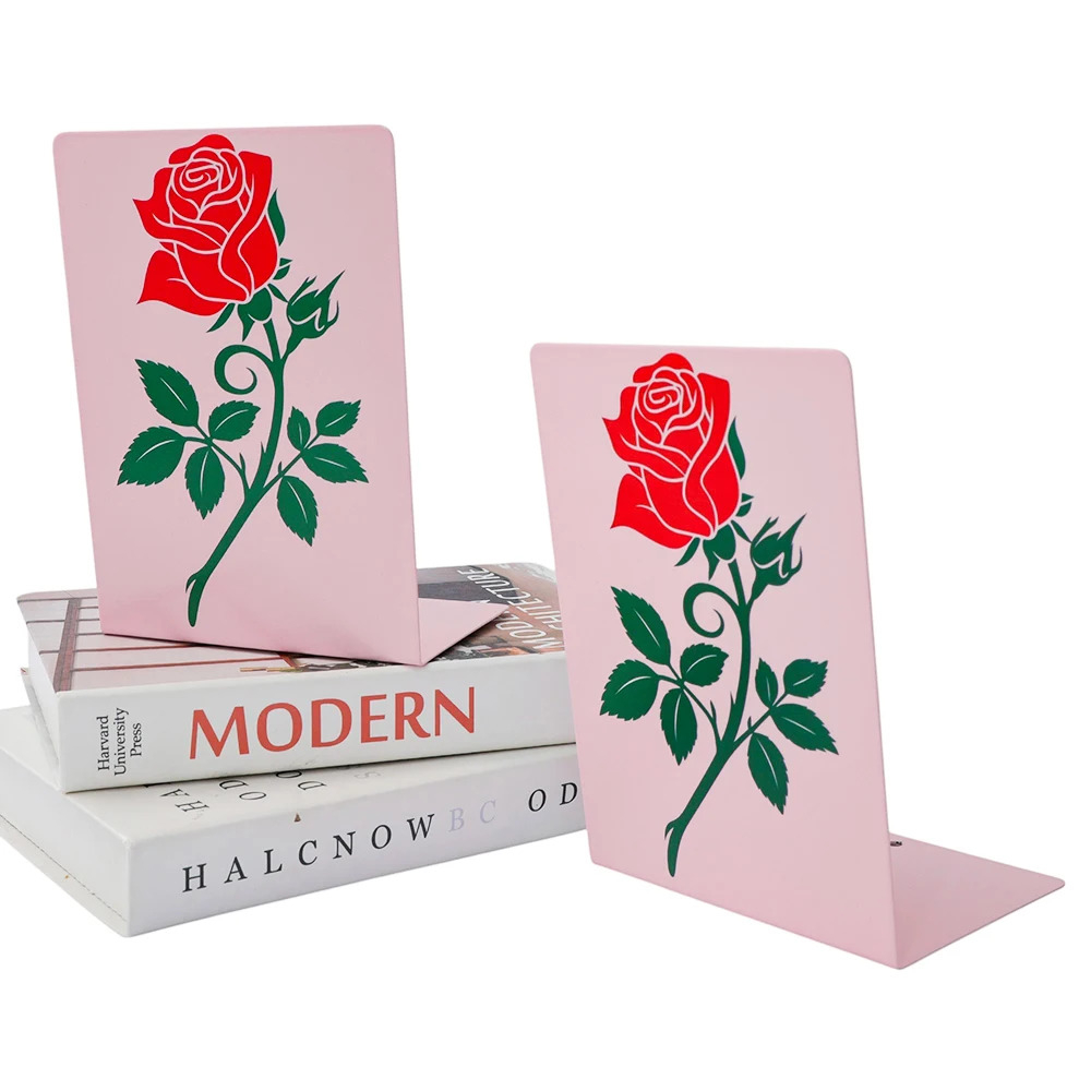 Serre-livres à la rose – Image 2