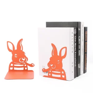 serre-livres lapin fumant la pipe