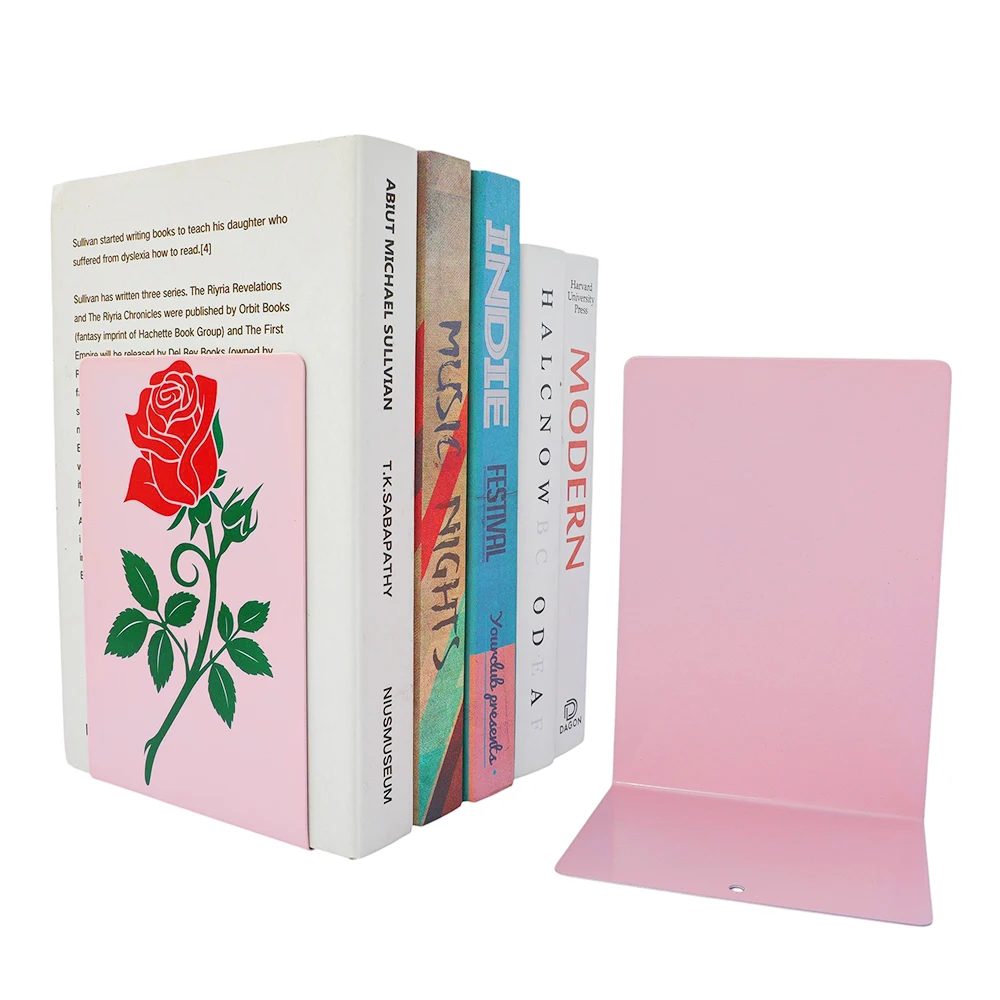 Serre-livres à la rose – Image 3