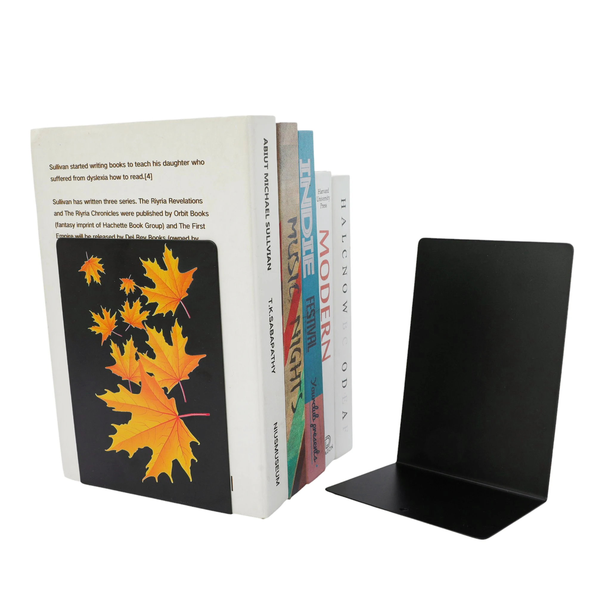 Serre-livres feuilles d'automne – Image 5