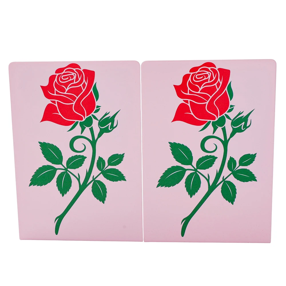 Serre-livres à la rose – Image 4