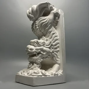 Serre-livres sculpture pierre