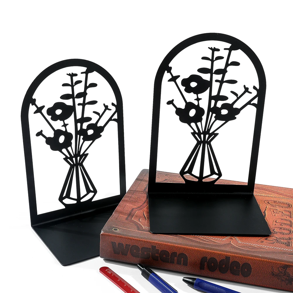 serre-livres fleurs dans vase – Image 10