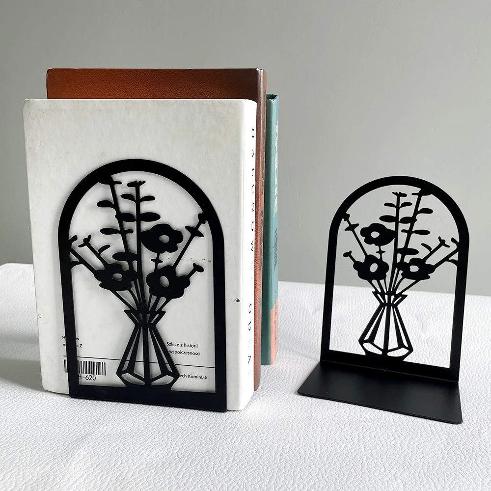 serre-livres fleurs dans vase – Image 5
