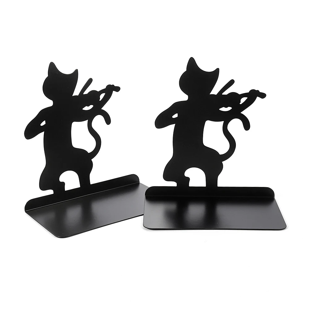 Serre-livres chat joueur de violon – Image 3