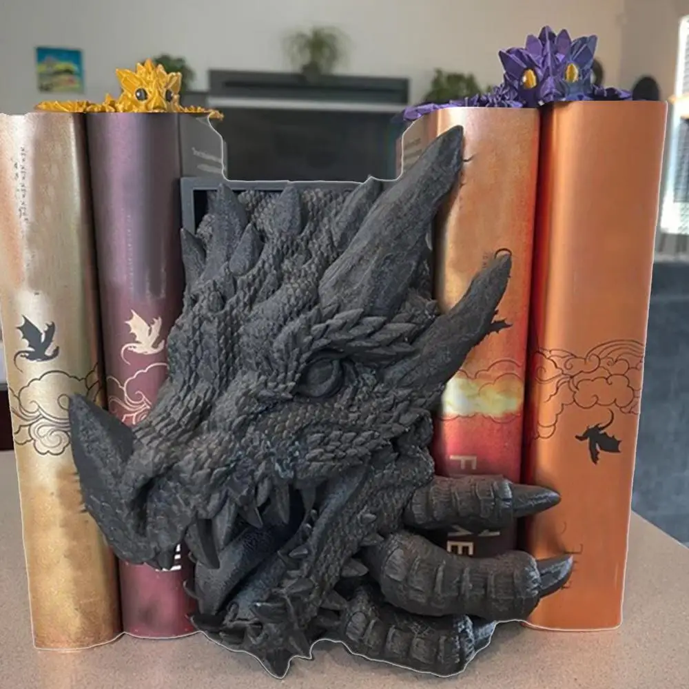 Serre-livres tête de dragon – Image 4