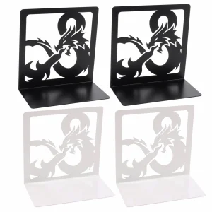 Serre-livres dragon et flamme