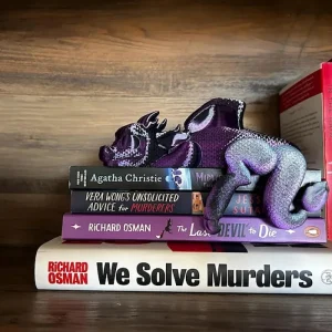 Serre-livres dragon endormi