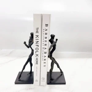 Serre-livres statue art moderne