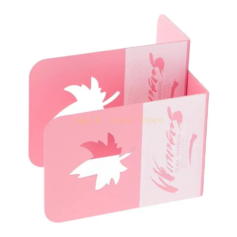 Serre-livres feuille rose – Image 3