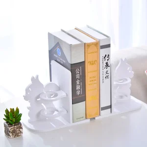Serre-livres bois porte stylo