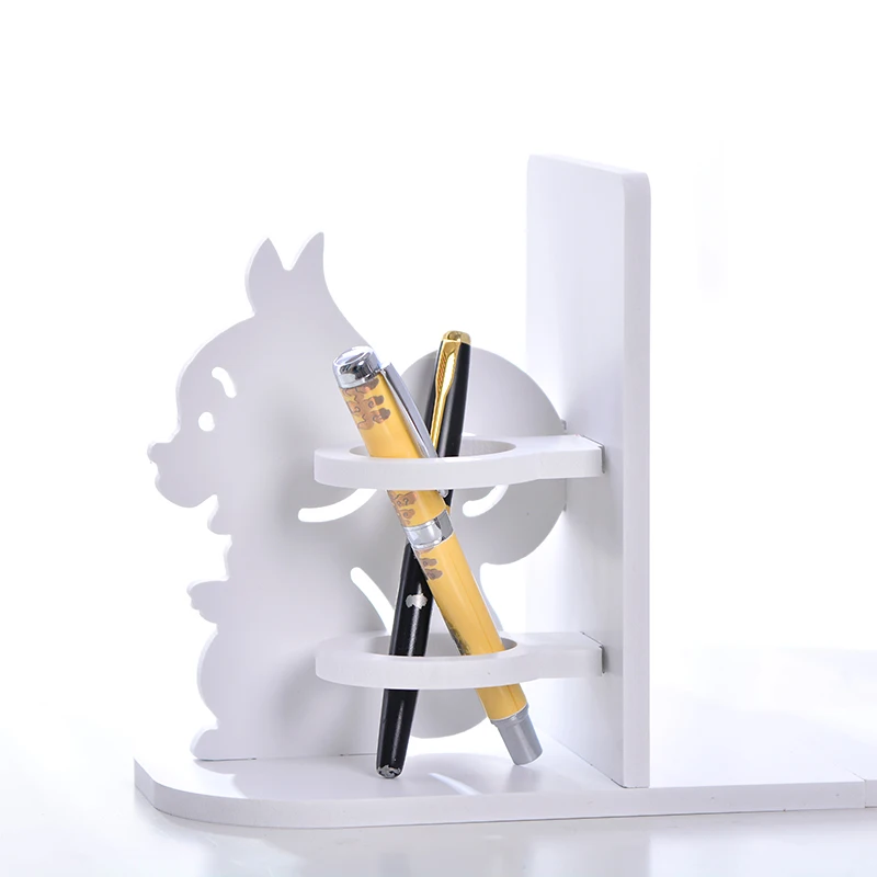 Serre-livres bois porte stylo – Image 2
