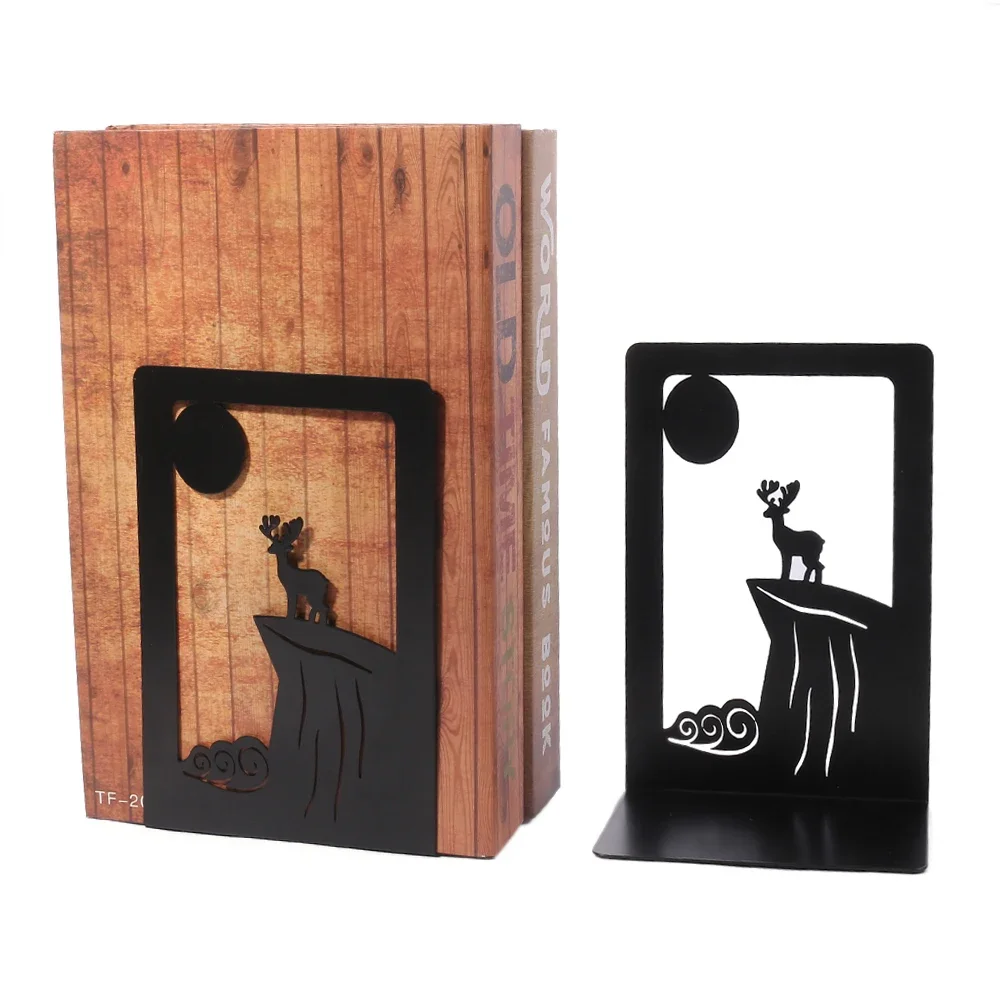 Serre-livres cerf sur montagne – Image 6