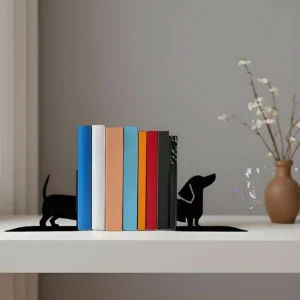 Serre-livres chien teckel