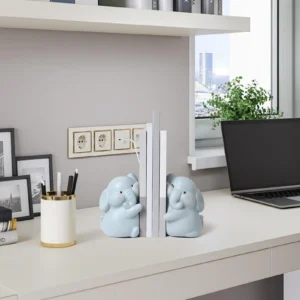 Serre-livres éléphants mignons à caliner