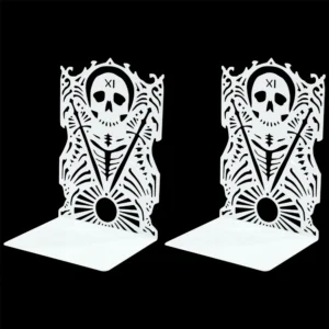 Serre-livres tête de mort