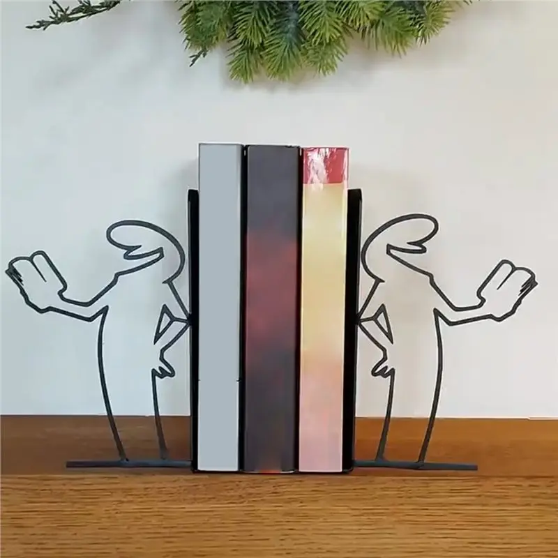 Serre-livres original lecteur abstrait – Image 2