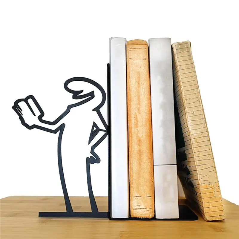 Serre-livres original lecteur abstrait
