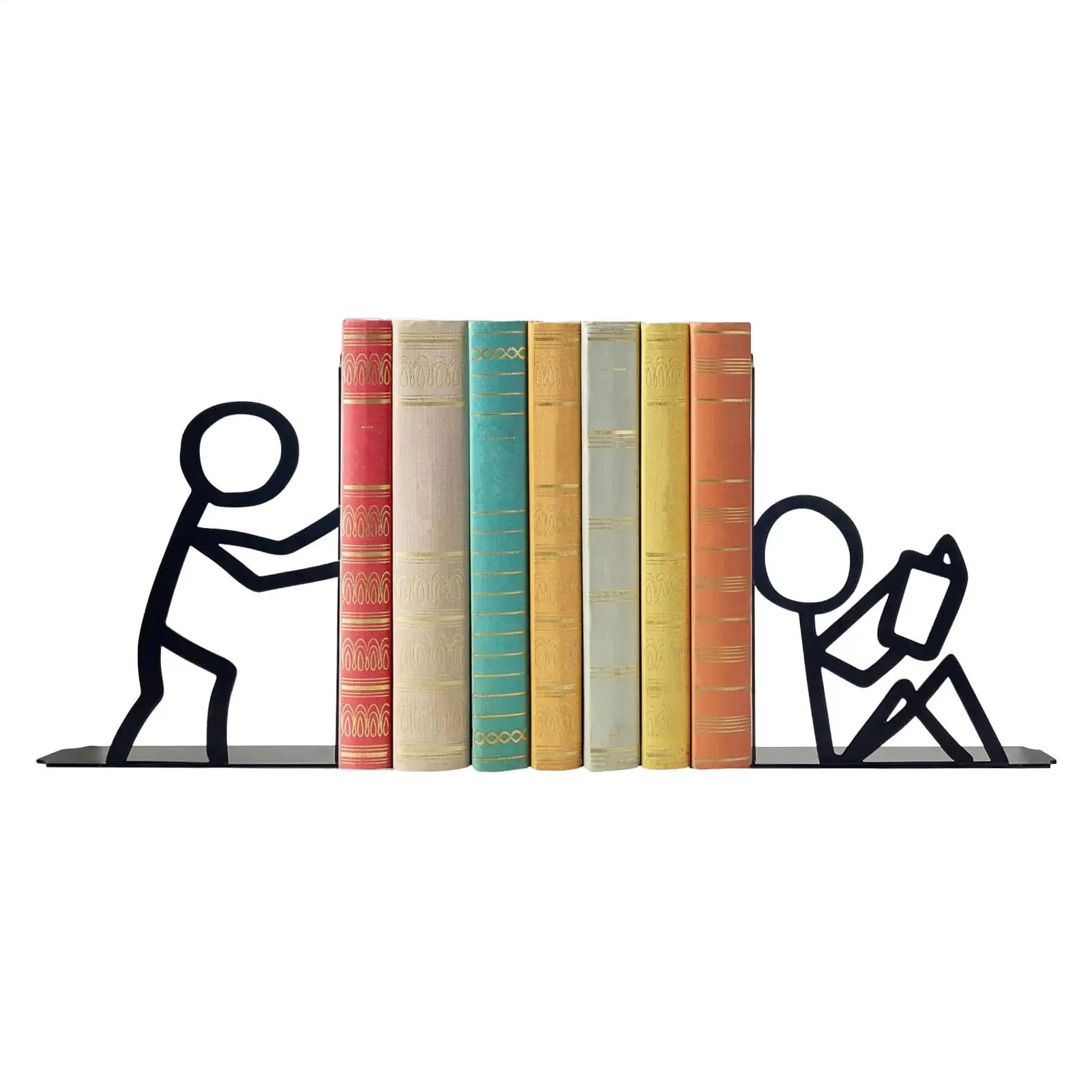 Serre-livres bonhomme style abstrait – Image 2