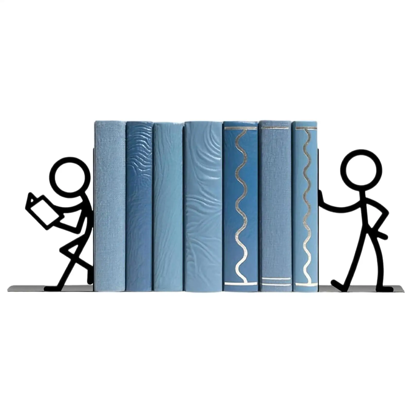 Serre-livres mignons bonhommes stylisés – Image 4